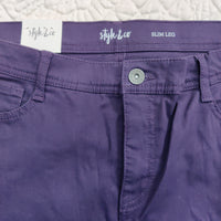 Style Co Style Co Petite Tummy-Control Dark Grape 16P