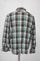 Old Navy Men's  Flannel Shirt Green XL Pre-Owned