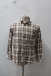 Arrow Men's  Flannel Shirt Brown S Pre-Owned