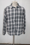 Faded Glory Men's  Flannel Shirt Gray XL(46-48) Pre-Owned