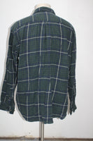 David Taylor Men's  Flannel Shirt Blue L Pre-Owned