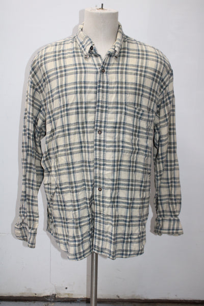 Madisom Trader Men's  Flannel Shirt Yellow XL Pre-Owned