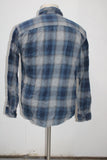 George Men's  Flannel Shirt Blue M(38-40) Pre-Owned