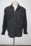 Faded Glory Men's  Flannel Shirt Black L Pre-Owned