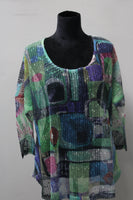 Top Lignie Women's Top Green M Pre-Owned