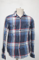 Aero Postale Men's  Flannel Shirt Blue S Pre-Owned