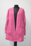 Style & Co. Women's Sweater Chenille Openfront Cardigan Pink S