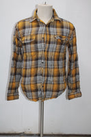 George Men's  Flannel Shirt Yellow S(34-36) Pre-Owned