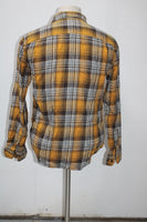 George Men's  Flannel Shirt Yellow S(34-36) Pre-Owned