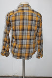 George Men's  Flannel Shirt Yellow S(34-36) Pre-Owned