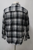 Club Room Men's  Flannel Shirt Gray XL Pre-Owned