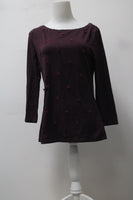 Land's End Women's Top Red XS Pre-Owned