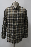 St Johns Bay Men's  Flannel Shirt Black L Pre-Owned