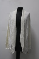 Style & Co. Women's Long Sleeve Shawl Neck Cardigan White M