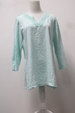 Coldwater Creek Women's Top Aqua L Pre-Owned