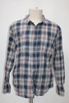 Roebuck & Co Men's  Flannel Shirt Blue XL Pre-Owned