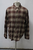 G.H.Bass & Co Men's  Flannel Shirt Brown XL Pre-Owned