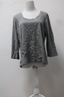 Coldwater Creek Women's Top Gray M Pre-Owned