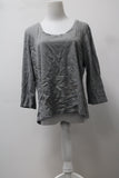 Coldwater Creek Women's Top Gray M Pre-Owned