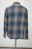 Merona Men's  Flannel Shirt Blue XL Pre-Owned