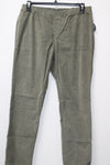 Karen Scott Womens Petites Corduroy Comfort Waist Ankle Pants Green PXL