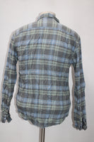 George Men's  Flannel Shirt Blue M(38-40) Pre-Owned