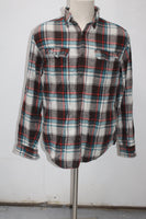 George Men's  Flannel Shirt Brown M(38-40) Pre-Owned