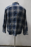 George Men's  Flannel Shirt Blue L(42-44) Pre-Owned