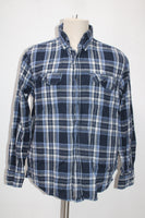 Faded Glory Men's  Flannel Shirt Blue L(42-44) Pre-Owned