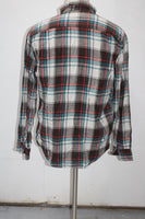 George Men's  Flannel Shirt Brown M(38-40) Pre-Owned