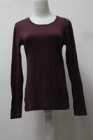 Time & Tru Women's Top Purple S Pre-Owned