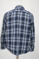 Faded Glory Men's  Flannel Shirt Blue L(42-44) Pre-Owned