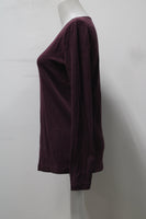 Time & Tru Women's Top Purple S Pre-Owned