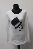 Hanes Women's Top White M Pre-Owned