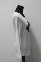 Hanes Women's Top White M Pre-Owned