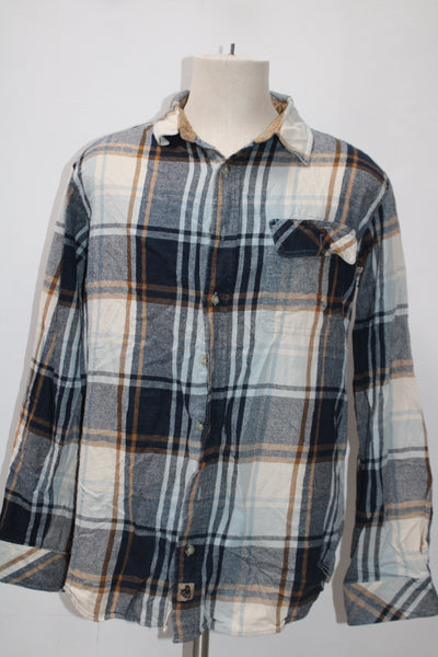 Legendary Men's  Flannel Shirt Blue LT Pre-Owned