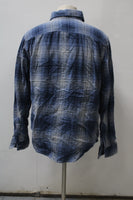 George Men's  Flannel Shirt Blue L(42-44) Pre-Owned