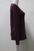 Time & Tru Women's Top Purple S Pre-Owned