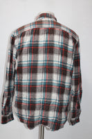 George Men's  Flannel Shirt Brown M(38-40) Pre-Owned