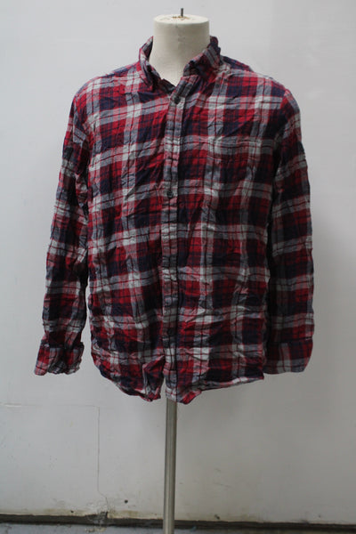 Club Room Men's  Flannel Shirt Red XL Pre-Owned