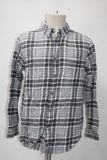 John Aahford Men's  Flannel Shirt Gray L Pre-Owned