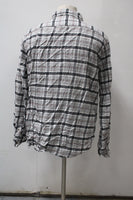 Good Fellow Men's  Flannel Shirt Gray XL Pre-Owned