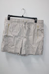 INC WOMEN'S LINEN ZIPPER SHORT BEIGE 2XL