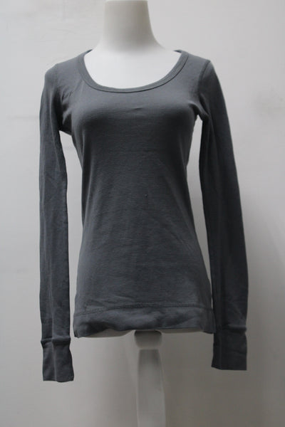 21 Women's Top Gray M Pre-Owned