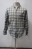 American Outpost Men's  Flannel Shirt Blue L Pre-Owned