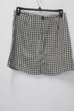 Topson Downs A Line Plaid Skirt White LARGE