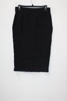 RACHEL Rachel Roy Paisley-Print Pencil Skirt BlackNatural M