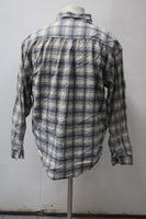 American Outpost Men's  Flannel Shirt Blue L Pre-Owned