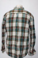 St Johns Bay Men's  Flannel Shirt Green XL Pre-Owned