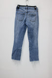 Universal Thread Women's High Rise Kick Boot Crop  Jeans Blue 00/24 Pre-Owned